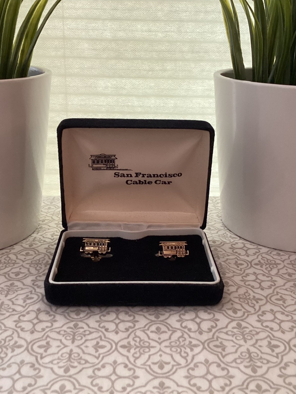Swank San Francisco Cable Car Cufflinks